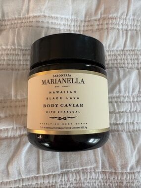 Marianella Hawaiian Black Lava Body Caviar Exfoliating Scrub - Black